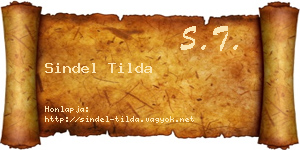 Sindel Tilda névjegykártya